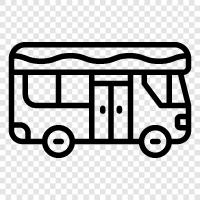 bus routes, bus travel tips, bus travel deals, bus travel information icon svg