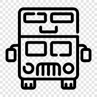 Busfahrplan, Bushaltestelle, Buslinie, Bushalteplan symbol