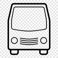 bus schedule, bus stop, buses in the US, bus routes icon svg