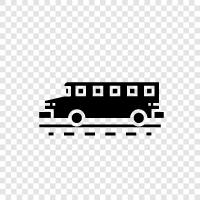 bus schedule, bus map, bus route, bus stop icon svg