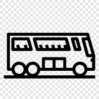 bus station, bus stop, bus route, bus timetable icon svg