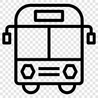 Bushaltestelle, Busfahrplan, Buslinie, Bushaltestelle in meiner Nähe symbol