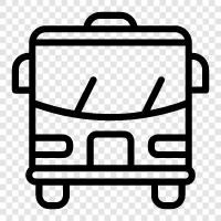 bus stop, bus route, bus timetable, bus stop location icon svg