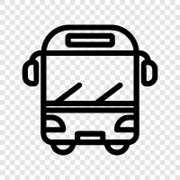 bus stop, bus route, bus timetable, bus stop near me icon svg