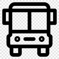 Bus, Verkehrsmittel, öffentliche Verkehrsmittel, Intercity Bus symbol