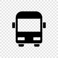 bus, bus station, bus stop, bus route icon svg