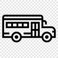 bus, school, transportation, child icon svg