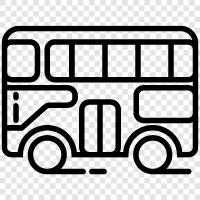 bus, transportation, school bus, city bus icon svg