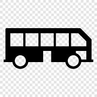 bus, transportation, commute, route icon svg