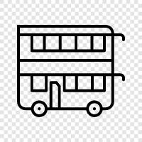 bus transportation, bus routes, bus stops, buses icon svg