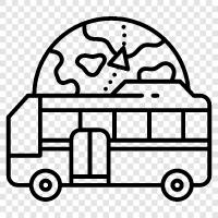 Bus Travel, Bus Transportation, Bus Tours, Bus Rental icon svg