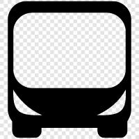 bus, bus schedule, bus route, bus stop icon svg