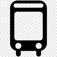 bus, public transportation, transportation, ride icon svg