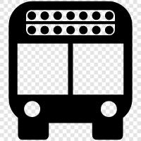 bus, bus stop, bus stop location, bus stop map icon svg