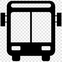 Bus, Busfahrplan, Buslinie, Bushaltestelle symbol