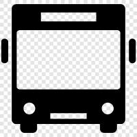 Bus, Busbahnhof, Bushaltestelle, Buslinie symbol