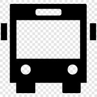 Bus, Verkehr, öffentliche Verkehrsmittel, Intercity Transport symbol