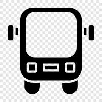 Bus, Buslinien, Bushaltestelle, Busfahrplan symbol