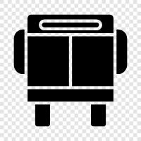 bus, bus stop icon svg