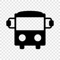 bus, bus stop icon svg