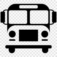 bus, transportation, public transportation, ride icon svg