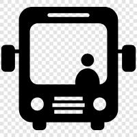 bus, route, schedule, timetable icon svg