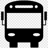 bus, bus station, bus stop, bus route icon svg