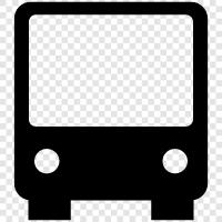 bus, bus schedule, bus stop, bus route icon svg