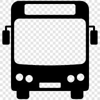 bus, transit, transportation, public transportation icon svg