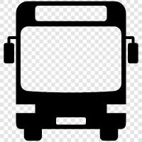 Bus, Transport, Routen, Fahrpläne symbol