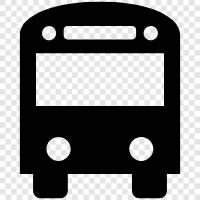 bus, bus stop, transit, public transportation icon svg