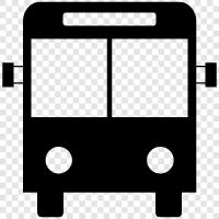 bus, buses, transit, bus system icon svg