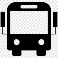 Bus, Bushaltestelle, Bushaltestelle Lage, Bushaltestelle Karte symbol