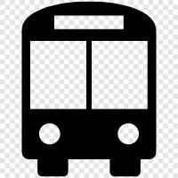 Bus, Bushaltestelle, Buslinie, Busfahrplan symbol