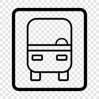 Bus, Transport, Shuttle, Taxi symbol