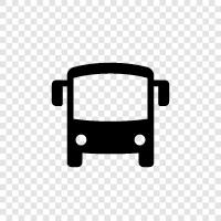 bus, bus stop icon svg