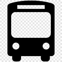 bus, bus stop, bus route, bus schedule icon svg