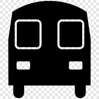 Bus, Bushaltestelle, Busbahnhof, Transport symbol