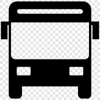 bus, bus schedule, bus stop, bus route icon svg