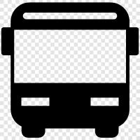 Bus, Bushaltestelle, Buslinie, Buslinienplan symbol