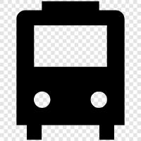 Bus, Transit, Transport, pendeln symbol