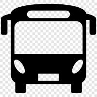 bus, busbahnhof, bushaltestelle, bushaltezeichen symbol