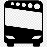 bus, public bus, transportation, ride icon svg