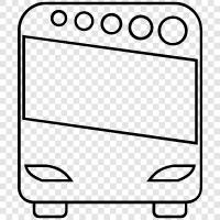 bus, bus stop, bus stop near me, bus route icon svg