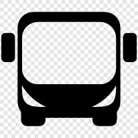 Bus, Bushaltestelle, Buslinie, Busfahrplan symbol