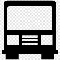 bus, public transportation, transportation, ride icon svg