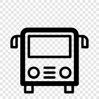 bus, transit, transportation, modes of transportation icon svg