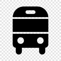 bus, bus schedule, bus route, bus stop icon svg