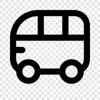 bus, transportation, commute, local icon svg