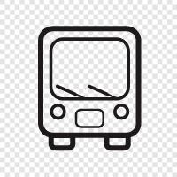 bus, bus stop, bus route, bus schedule icon svg